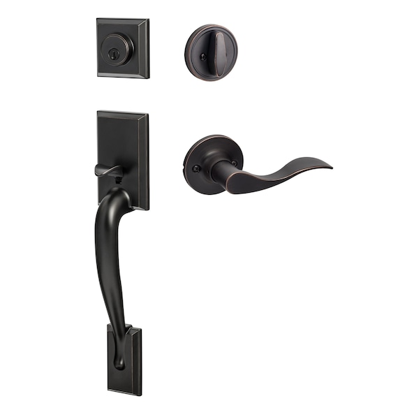 Sure-Loc Hardware Sure-Loc Hardware Madison Handleset, Snowbird Handleset Trim, Vintage Bronze, Right Hand MA507-SB-RH 11P - main
